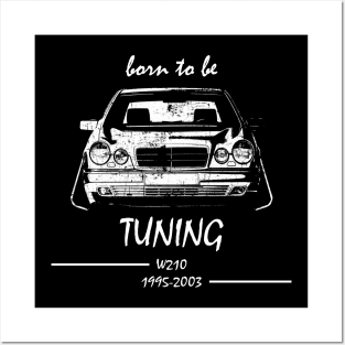 W210 sedan born to be tuning vintage Posters and Art